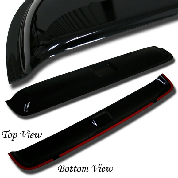 TuningPros DSVT2-164 compatible with 2004-2014 Ford F-150 SuperCab/Extended Cab Type 2 Sunroof Moonroof Top Wind Deflector Visor Thickness 1.4mm 1080mm 42.5" Dark Smoke Set of 1
