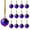 A, variant on Crystal Christmas Ornaments Set, Round Prisms Suncatcher With Chain for Xmas Tree Decorations Decorative Hanging Crystals Prism Ornaments for Wedding Party Home Decor