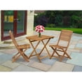 thumbnail image 2 of Pemberly Row Ensemble Bistro d'Extérieur Traditionnel de 3 Pcs en Huile Naturelle, 2 of 16