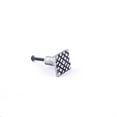 thumbnail image 4 of Renovators Supply Iron Kitchen Cabinet Knob Pull Square Diamond Grid style Pewter Finish Decorative Metal Knobs for Kitchen Cabinet or Drawer Pull Handle w/Screws, 4 of 7