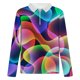thumbnail image 1 of Blusa de manga larga con estampado digital de cielo estrellado colorido Phantasy Star Sky de moda informal para hombre Pompotops  oipoqjl47206, 1 of 4