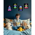 thumbnail image 5 of Drsoum Gamer Decor for Boys Gaming Wall Art Neon Gaming Room Decor Gamer Wall Art Teenage Boy Room 8x10in4pcs Natural Framed, 5 of 7