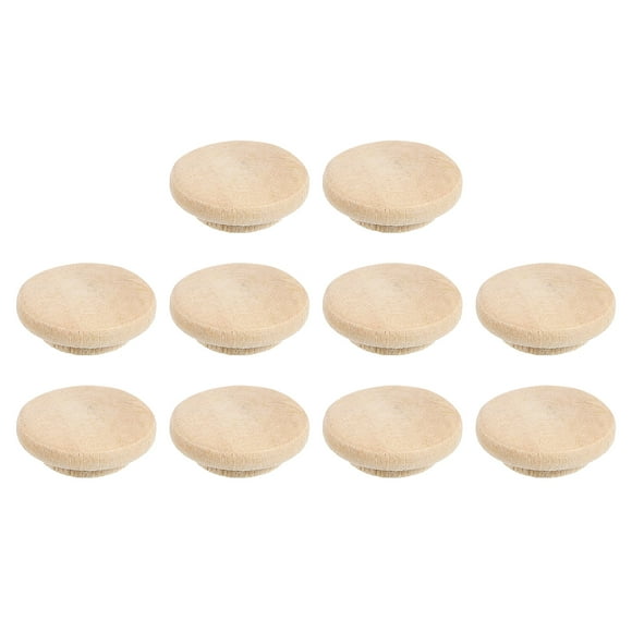 Unique Bargains Bouchons de Trou de Bois, Lot de 30 18x12mm Bouchons de Bouton de Bois Bouchons de Trou de Vis