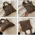 thumbnail image 6 of CoCopeaunts Hobo Bag for Women Knit Tote Bag Satchel Bag Large Crossbody Bag Beach Bag Cute Shoulder Bag Tote Handbags for Women 2023, 6 of 7