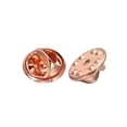 thumbnail image 4 of Uxcell Pin Backs Metal Lapel Pin Backing Enamel Pin Brooch Holder Decorative Accessories Rose Gold 100 Pack, 4 of 6