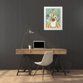 thumbnail image 3 of Robinson, Carol 12x14 White Modern Wood Framed Museum Art Print Titled - Joyful Blossoms I, 3 of 4