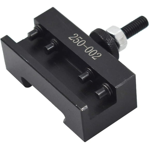 PET-U 250-002 OXA Quick Change Turning and Facing Tool Holder, Wedge Type Tool Post Set, for Mini Lathe up to 8 Inch