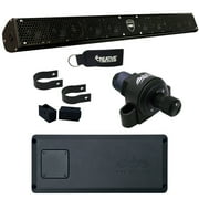 Wet Sounds STX-MICRO-4 Powersports Amp, Stealth-10-Core Soundbar & WW-BTVC Bluetooth Receiver / Controller