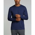 thumbnail image 3 of Real Essentials 3 & 5 Pack: Men's Mesh Quick Dry Athletic Long Sleeve T-Shirt UPF SPF UV Sun (Available In Big & Tall), 3 of 4