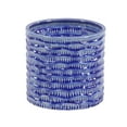 thumbnail image 6 of DecMode 9", 7", 6"H Handmade Indoor Outdoor Blue Porcelain Planter (3 Count), 6 of 8