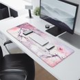 thumbnail image 2 of Japanese Cherry Blossom Large Gaming Mouse Pad,Mouse Pad Gaming for Desk 31.5 x 11.8 in Mouse Mat Desk Pad,Extended Keyboard Mousepad Desk Mat with Non-Slip Base and Stitched Edge for Gaming Office, 2 of 7