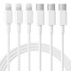 thumbnail image 1 of Cable USB-C a Lightning RCTech, paquete de 3, 1,8 m, carga rápida, 1 of 7