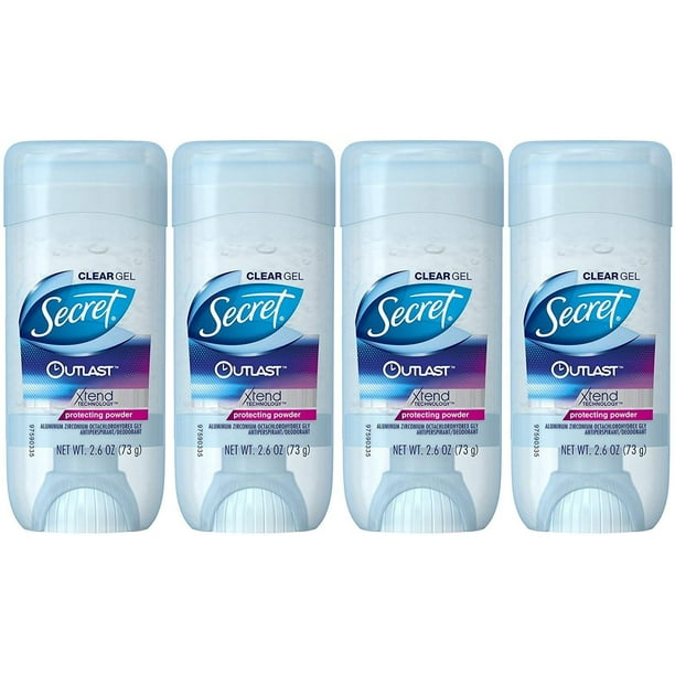 Secret Outlast Protecting Powder Scent Women's Clear Gel Antiperspirant