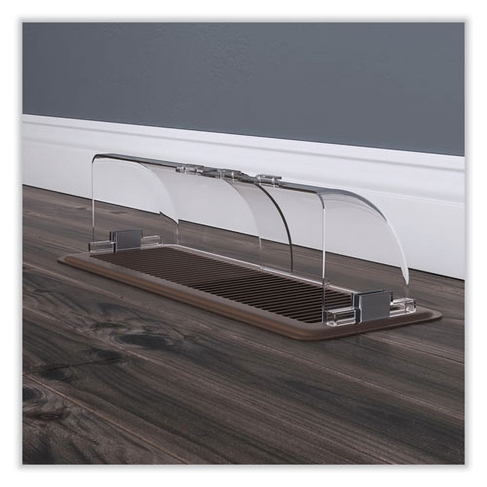 premium unbreakable air deflector, 3.87 x 9 x 2.75, clear | Bundle of 2 Each