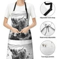 thumbnail image 6 of Picia Yak Waterproof Apron for Unisex Adult - Adjustable Bib Apron with Pockets, Ideal for Cooking, Gardening, Painting, and Household Chores, 6 of 9