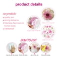 thumbnail image 3 of 1 juego de pegatinas de pared con flores rosas, acuarela, para dormitorio de niña, sala de estar, boda, fiesta, papel tapiz autoadhesivo floral, 3 of 8