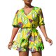 thumbnail image 4 of Txlixc Ropa deportiva de verano para mujeres, impresión foliar Txlixc  moda, 4 of 5