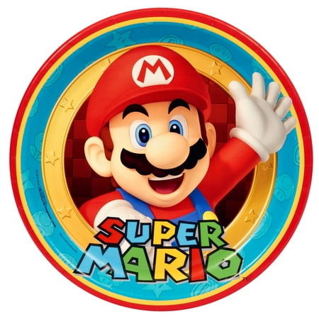 Super Mario Party Supplies 48 Pack Lunch Plates