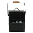 thumbnail image 3 of Tnarru Laundry Powder Container Storage Tin Box Accessories Practical Decor with Lid Handle Metal Organizer for Laundry Room Kitchen Black, 3 of 8