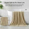 thumbnail image 4 of Beartech 4 Pack Microfiber Bath Towels Set - 4 Bath sheet,Soft Family Towel, Highly Absorbent Towel, Quick Dry & Less Lint Shower towel for Bathroom, Hotel-Camel, 4 of 7