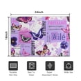 thumbnail image 5 of Purple Butterfly Flower Text Pattern Door Rugs,Washable Non Slip Door Mats Indoor,Decorative Door Mats,Entry Mat Indoor for Entrance,Bedroom,Kitchen,Bathroom,16"x24", 5 of 6
