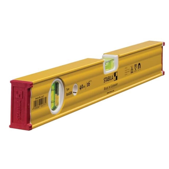 Stabila - 80 ASM Magnetic Spirit Level 2 Vial 19177 40cm