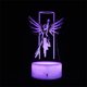 thumbnail image 1 of Lámpara decorativa de anime Overwatch Angel Crack con luz nocturna 3D Illus, 1 of 3