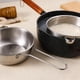 thumbnail image 5 of Large Stainless Steel Colander with Handle - Fine Mesh Strainer for Draining Pasta, Rice, Juice, Flour, and Cooking Oil - Kitchen Sieve for Washing Fruits & Vegetables, 5 of 7