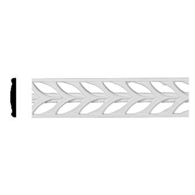 Ekena Millwork PIR02X00MO 2 In. H X.25 In. P X 96 In. L accent Architectural Monique Moulure Percée