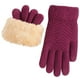 thumbnail image 1 of Guantes de terciopelo de invierno, gruesos y cálidos, para mujer, para exteriores, resistentes al frío, mitones para mujer, 1 of 2