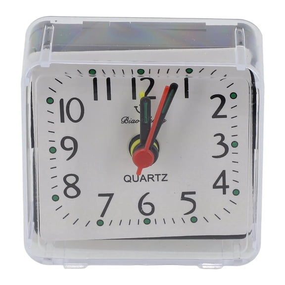 Crazyview Bedside Small Alarm Clock Quartz Battery Operated Wake Up With Beeping Sound