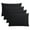 Black, variant on HANXIULIN Brushed Microfiber Envelope Pillowcases Set Of 4 Queen 20, 51*76cm