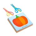 thumbnail image 4 of Libro de corte de papel para niños, libro de corte de papel para manualidades, desarrollo de manualidades, Festival, preescolar, álbum de recortes DIY Frutas vegetales, 4 of 10