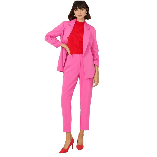 Principles - Pantalones Tobilleros para Mujer (Rosa Candy)