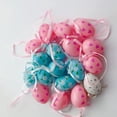 thumbnail image 3 of Matsuzay 18PCS Huevos de plástico Huevos colgantes decorativos Huevo de Pascua Árbol Adornos colgantes Decoraciones de Pascua Kits de decoración para fiestas No.03, 3 of 6