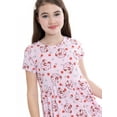 thumbnail image 3 of Strawberry Shortcake Girls Dress with Short Sleeves, Sizes XS-L, 3 of 7