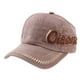 thumbnail image 2 of Sombrero de béisbol vintage Baoblaze unisex marrón, 2 of 8
