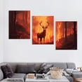 thumbnail image 4 of Shadudu Deer Modern Prints Set of 3 for Living Room Bedroom Office Wall Decor 12x16 Inches Unframed 12"x16"x3pcs, 4 of 6