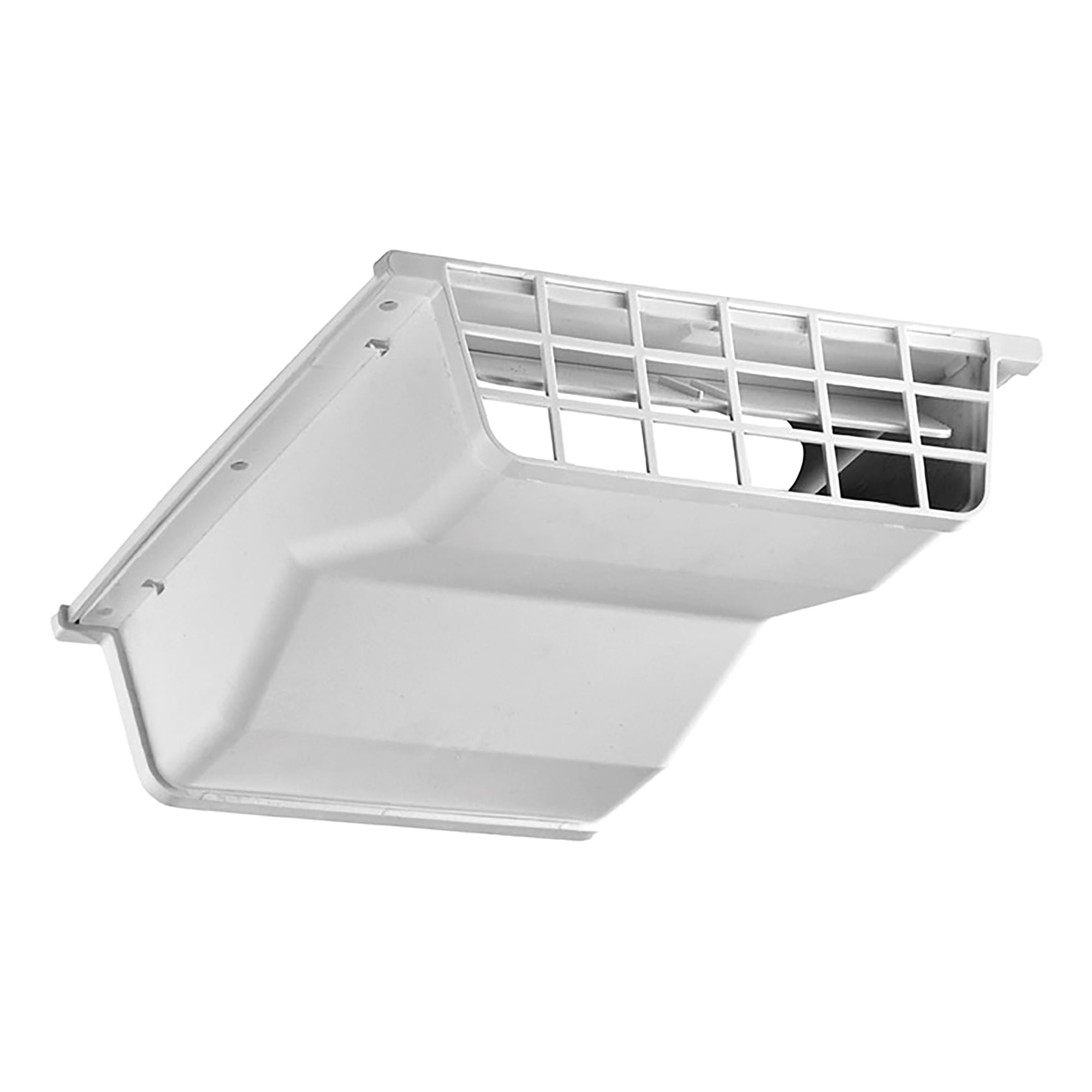 Lambro 164W Double Sided Under Eave Vent 4 Inch White Plastic