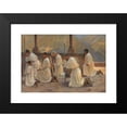 thumbnail image 2 of Johannes Wilhjelm 14x11 Black Modern Framed Museum Art Print Titled - Prayer for Rain. Procession in Apennins (1894 - 1895), 2 of 5