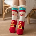 thumbnail image 3 of Liacowi Women Juniors Christmas Socks Knitting Cartoon Plush Floor Winter Socks Gift for Christmas, 3 of 4