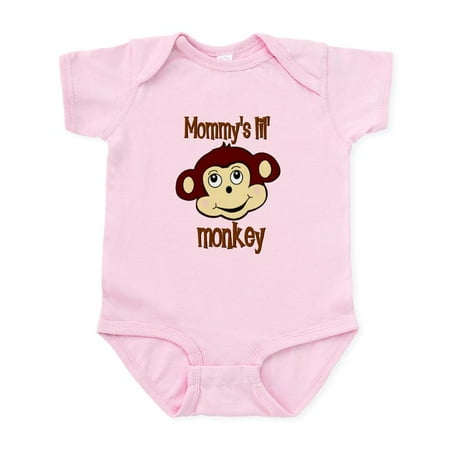 

CafePress - Mommy s Lil Monkey Infant Bodysuit - Baby Light Bodysuit Size Newborn - 24 Months