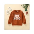 thumbnail image 2 of Franhais Toddler Sweatshirt Baby Casual Long Sleeve Letter Print Round Neck Pullover Tops, 2 of 9