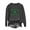 Dark Gray, variant on WREESH Womens Crewneck Sweatshirts St. Patrick's Day Sweatshirts Shamrocks Printed Graphic Sweatshirts Loose Fit Long Sleeved Tops Pullover Sweatshirts White