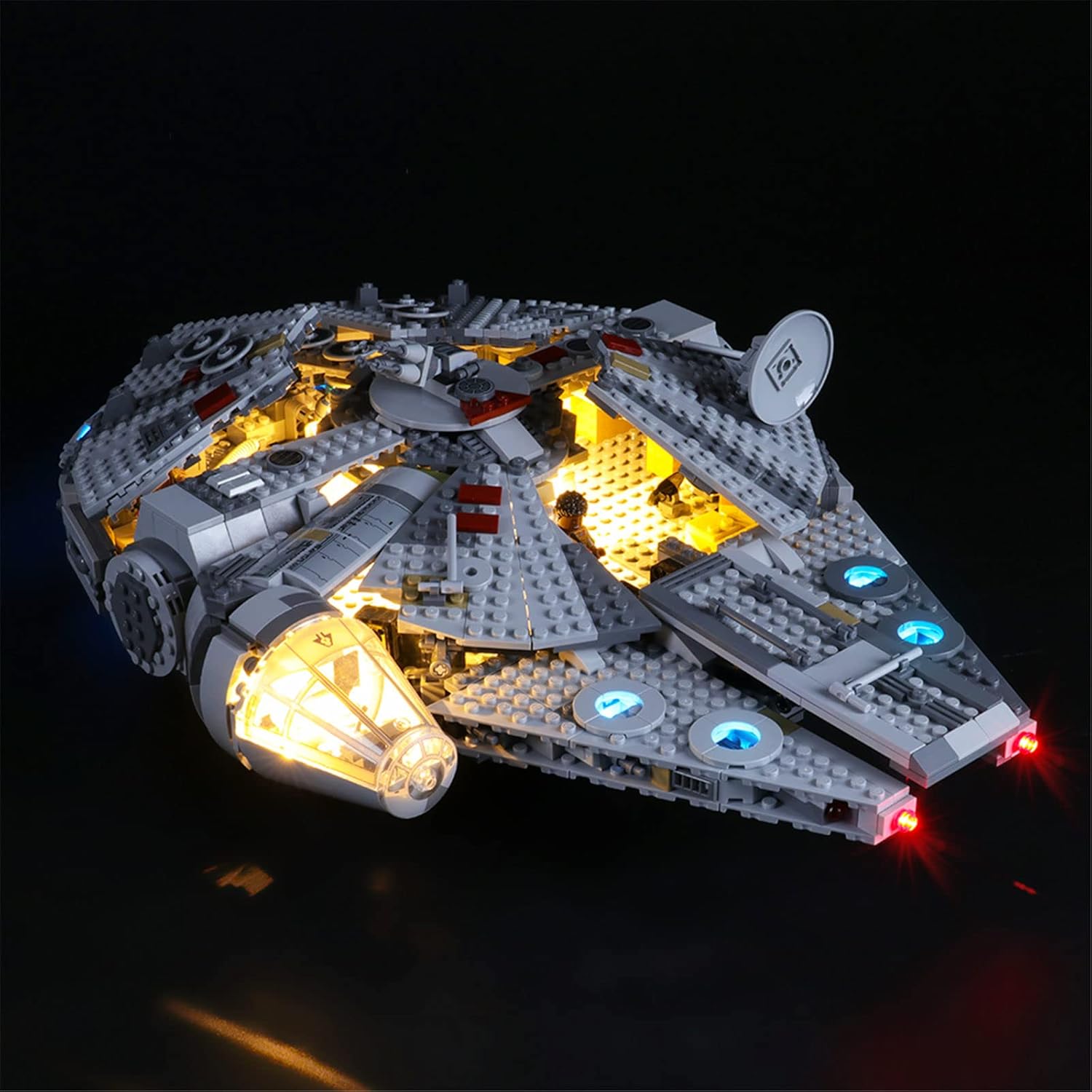 LED Light for Lego-75257  Millennium Falcon Building Blocks Model (Lego Set NOT Included)