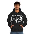 thumbnail image 5 of Not today Cupid Valentine's Unisex Heavy Blend™ Hooded Sweatshirt, 5 of 9