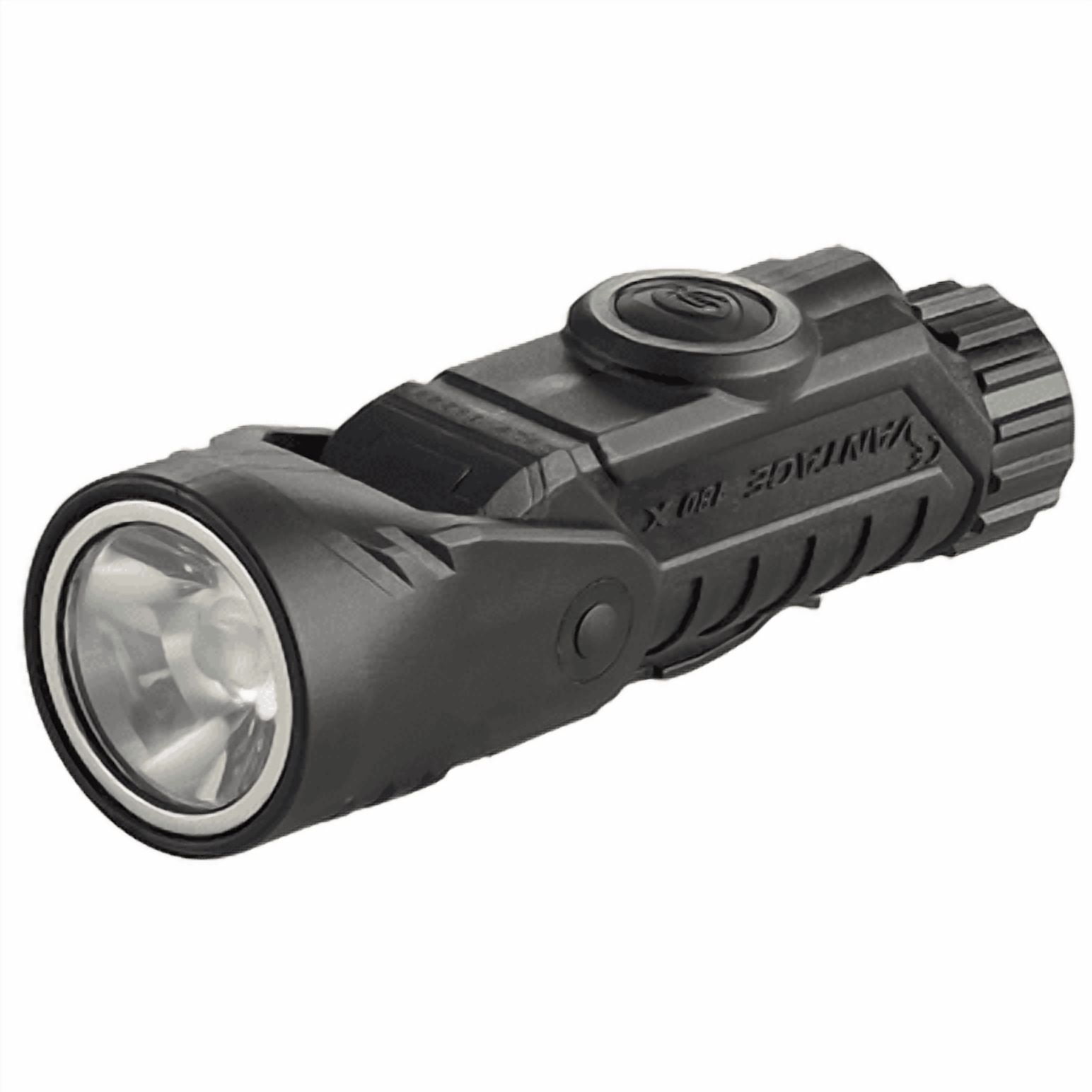 Streamlight Vantage 180 X Helmet Mounted and Right Angle Firefighter Flashlight, Black