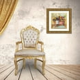 thumbnail image 3 of Rowan, Carol 26x26 Gold Ornate Wood Framed with Double Matting Museum Art Print Titled - Bathtub Bouquet II, 3 of 4