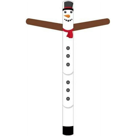 Snowman Snow Man Christmas Winter 18 Foot Tall Inflatable Tube Man Air Powered Dancing Puppet Guy for Outdoor Advertising, Replacement Dancer Only