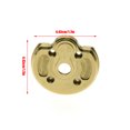 thumbnail image 3 of Modelos de cobertura de engranajes de contrapeso Latón Metal Knuckle Conducción Vivienda Pesos Simulación 1/10 RC Piezas de automóviles de escalada 2pcs Advancent FN001143-00, 3 of 7